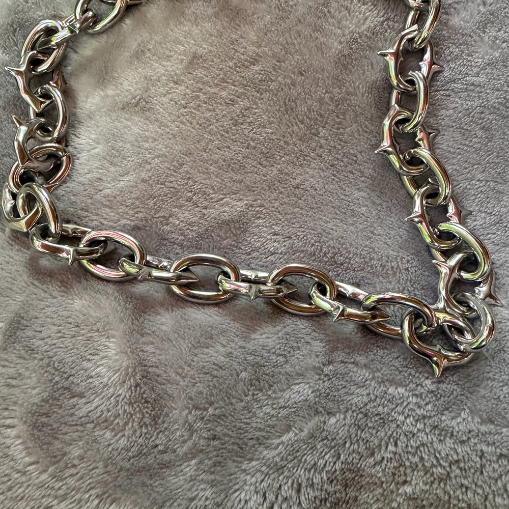 Ask and Embla Silver Unholy Grail Chain Necklace